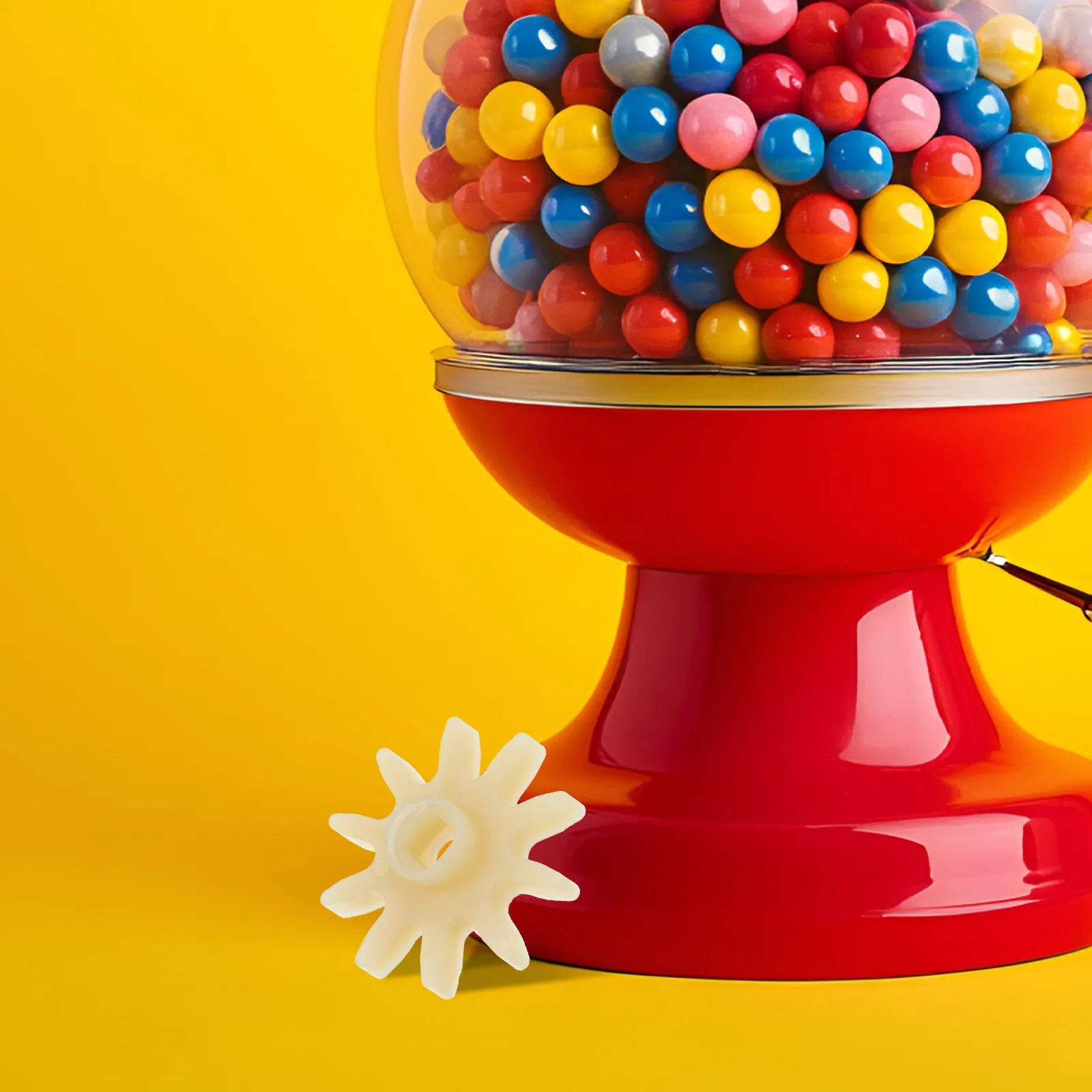 10Pcs Candy Dispenser Gears Universal Compatibility Compact Design Replacement Parts for Gumball Machine Bubble Machine