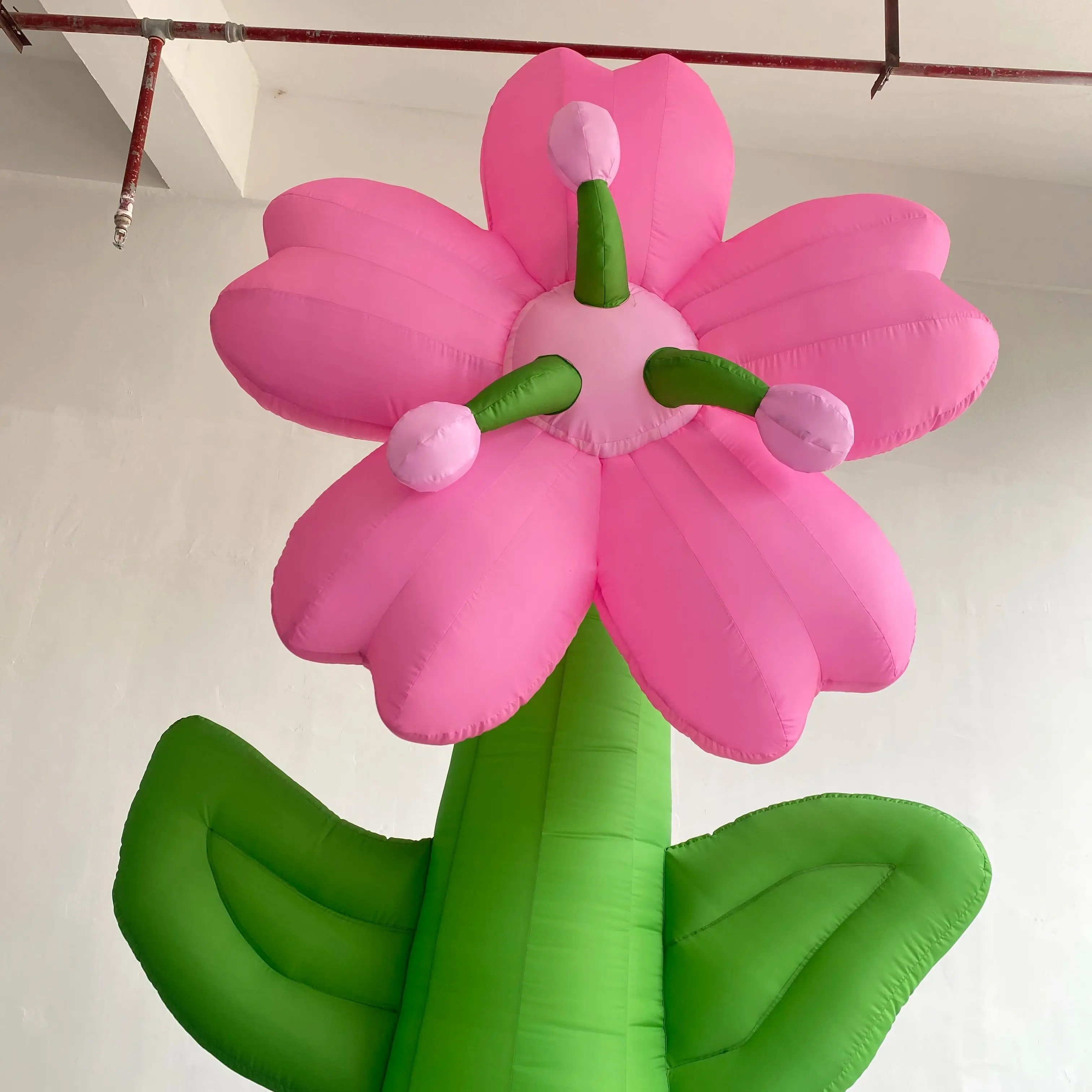 

Inflatable flower with stem model，customizable Inflatable Doll Activity props Cute cartoon flower