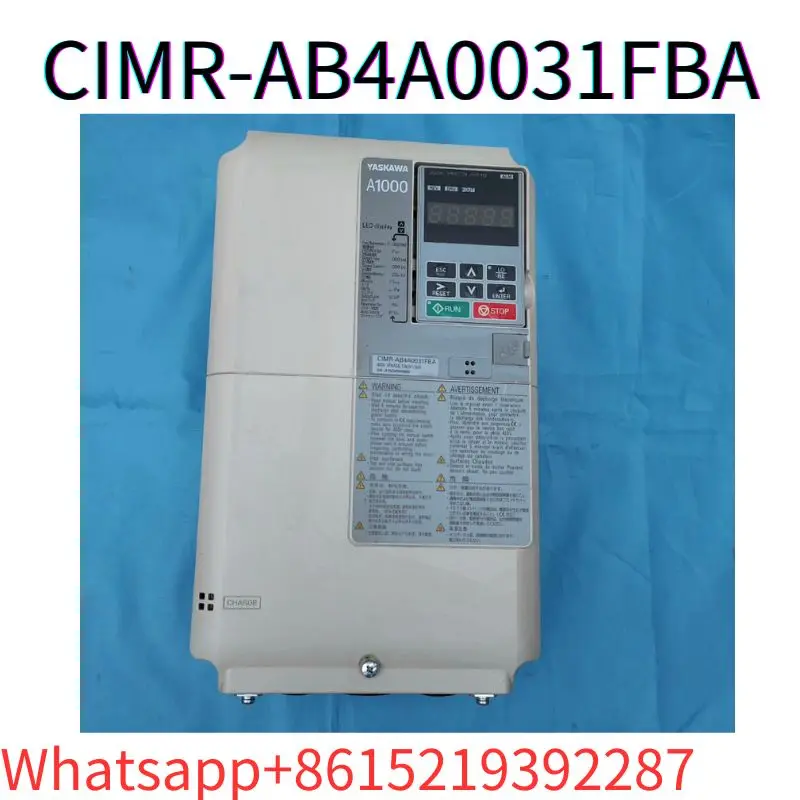 

second-hand Original CIMR-AB4A0031FBA frequency converter A1000 15KW/11KW tested ok