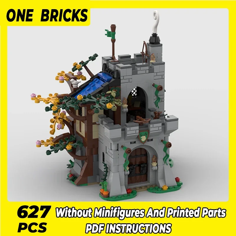 

Medieval Military Castle Model Moc Building Bricks Forest Outpost Technology Modular Blocks Gift Christmas Toy DIY Sets Assembly