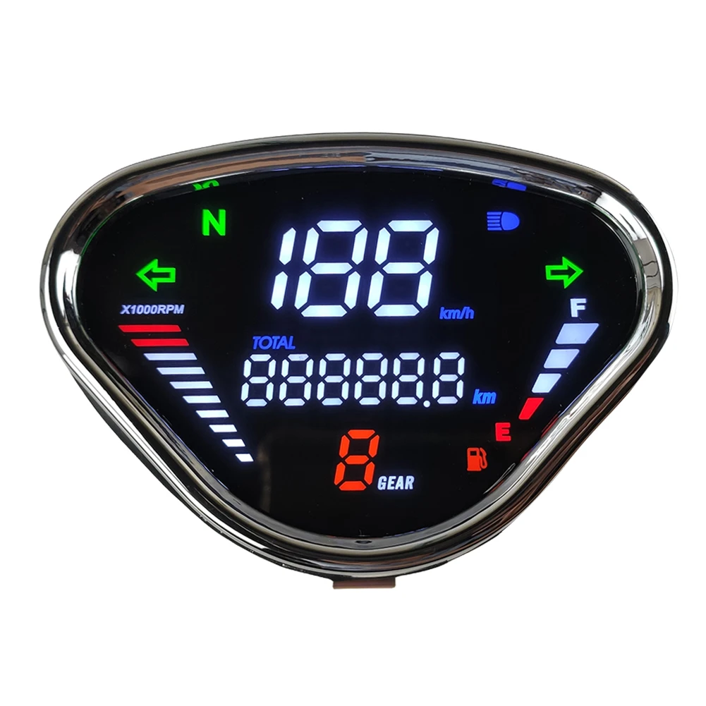 Motorcycle Meter 12V LED Instrument Assembly LCD Display Digital Speedometer Tachometer for Honda DAX 70 CT50 CT70 Jialing70