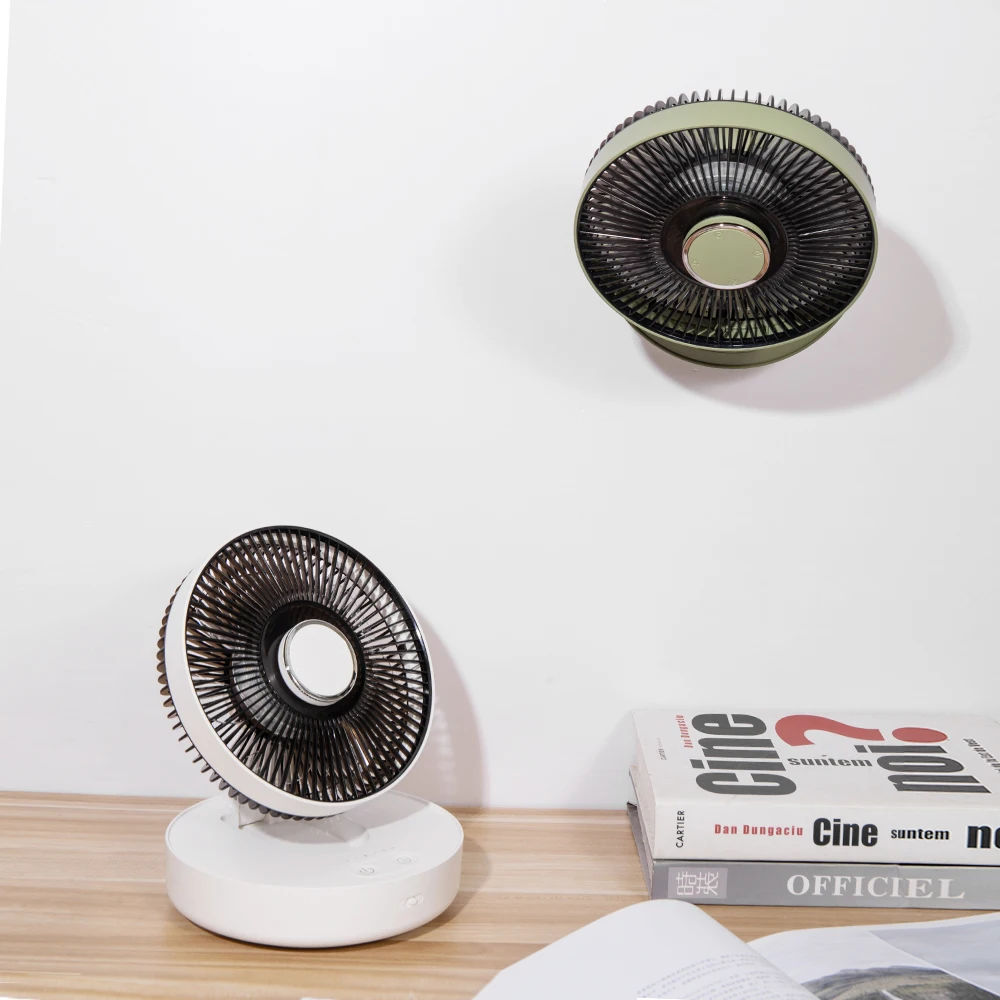 Enfriadores de aire multifuncionales para mesa de oficina en casa, ventilador de piso montado en la pared de escritorio portátil con trípode, Control remoto RF, gran oferta