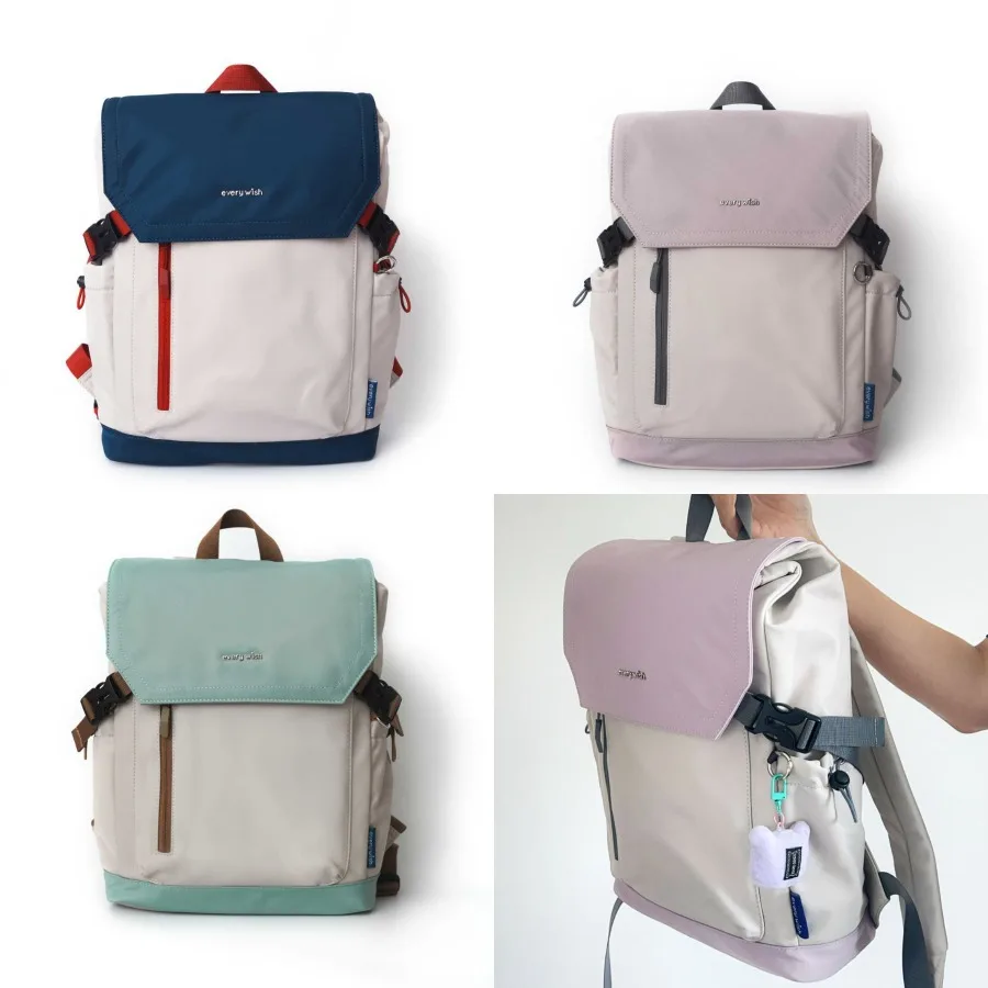 

【New style】New casual shoulder bag college style commuting computer bag travel waterproof backpack fashion personality college