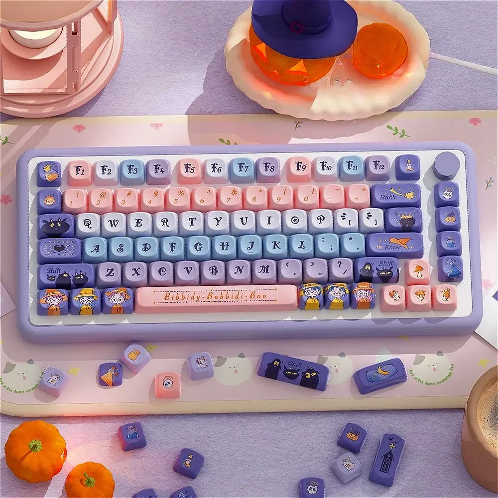 

Keycap 112/120 Keys MCA PBT Sweet Marshmallow Theme for MX Switch 60/84/90/104/108 Mechanical Keyboard