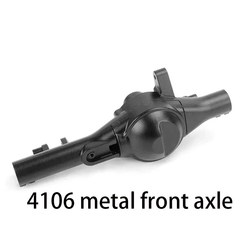 Yikong yk4107 Modernizacja akcesoriów metalowych Pancerz podwozia Przeciwwaga Drążek kierowniczy Przednie tylne osie Auto Logos