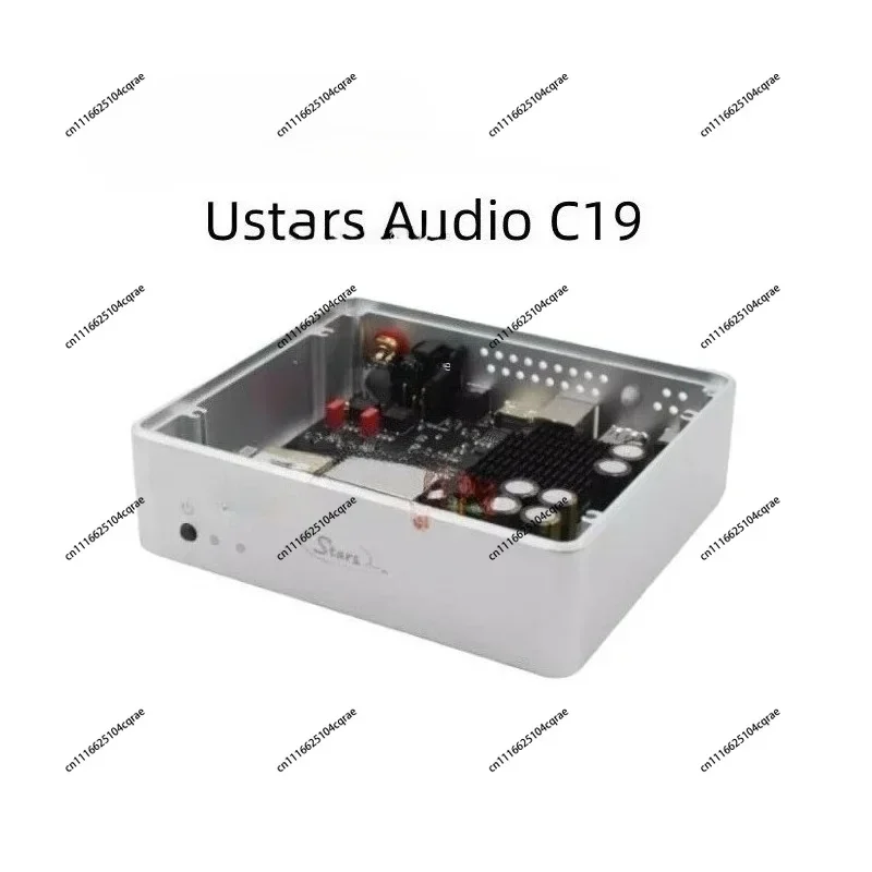 Ustars Audio C19 Digital Audio Transport Built-in Raspberry Pi with OCXO Oven Controlled Crystal Oscillator, Supports ROON Ready
