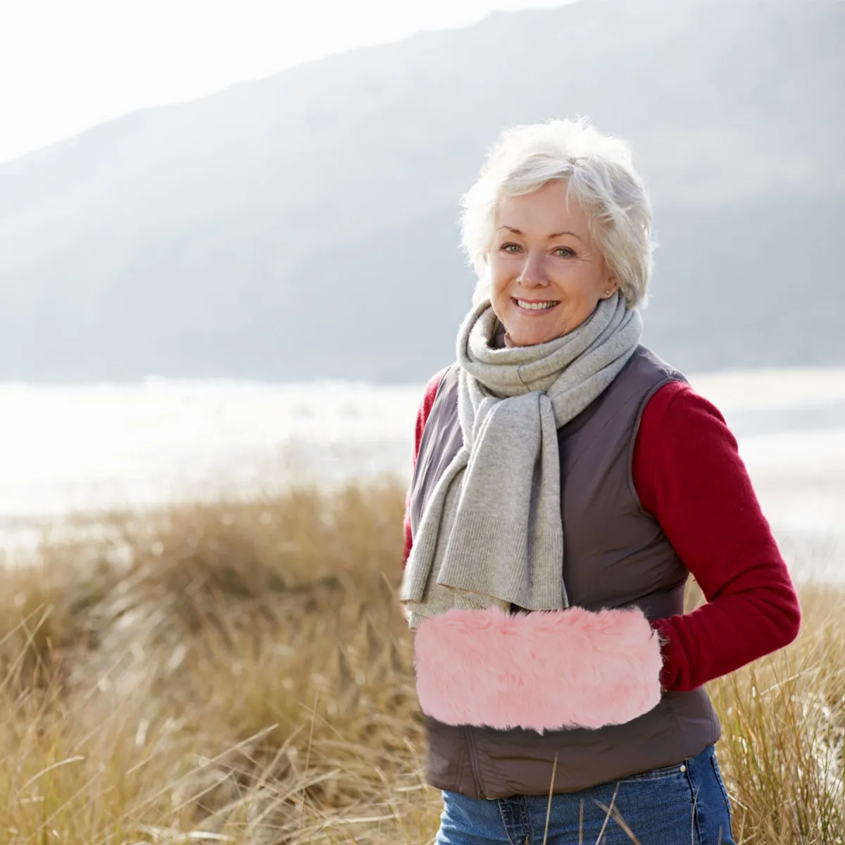 

Теплые зимние муфты-грелки для рук из мягкого искусственного меха для женщин, волшебный подарок для дам