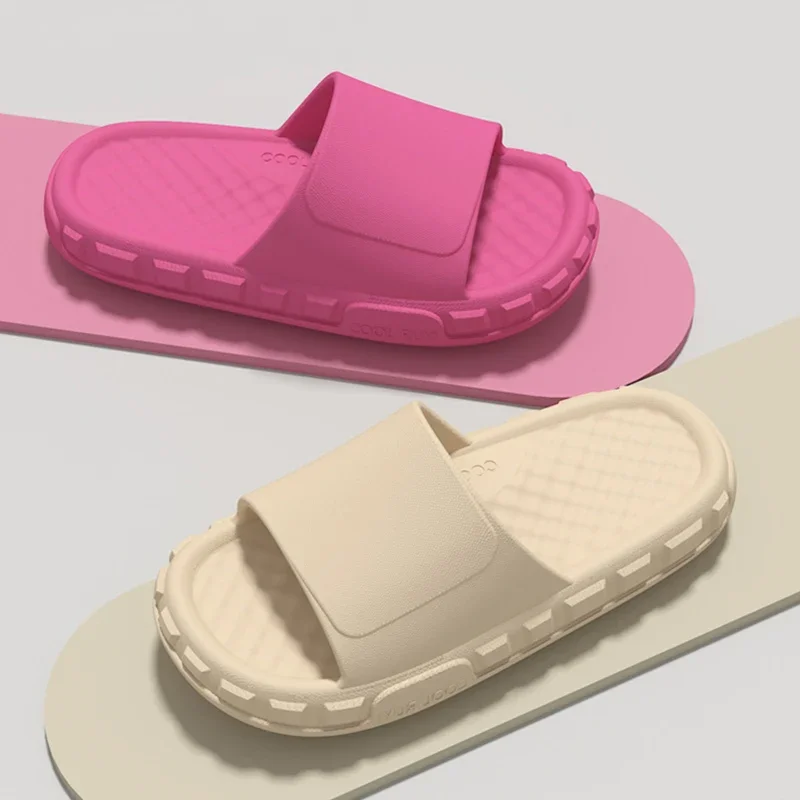 

Женские тапочки Cloud на толстой платформе из ЭВА, нескользящие домашние тапочки на толстой подошве, женские летние удобные уличные пляжные шлепанцы, сандалии для пар