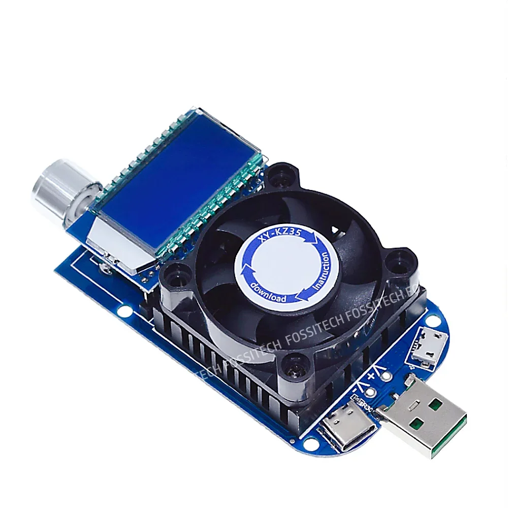Imagem -03 - Carga Eletrônica de Corrente Constante Usb tipo c Gatilho Deception Descarga Capacidade Testador de Carregamento Rápido Qc2.0 3.0 Afc Fcp 25w 35w