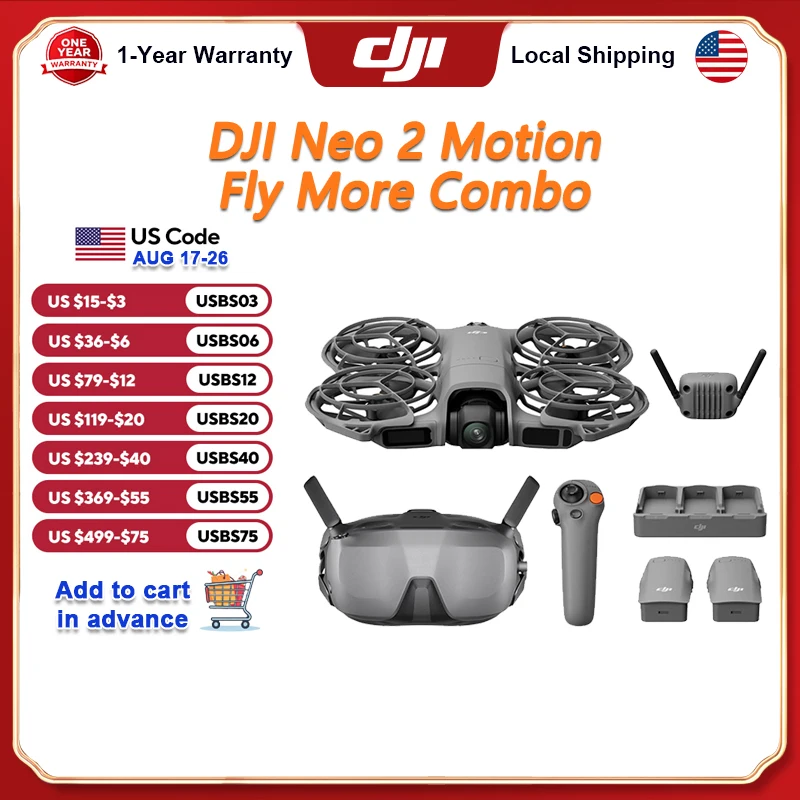 Drone Rc N3 3 Batteries - DJI Neo 2 Motion Fly More