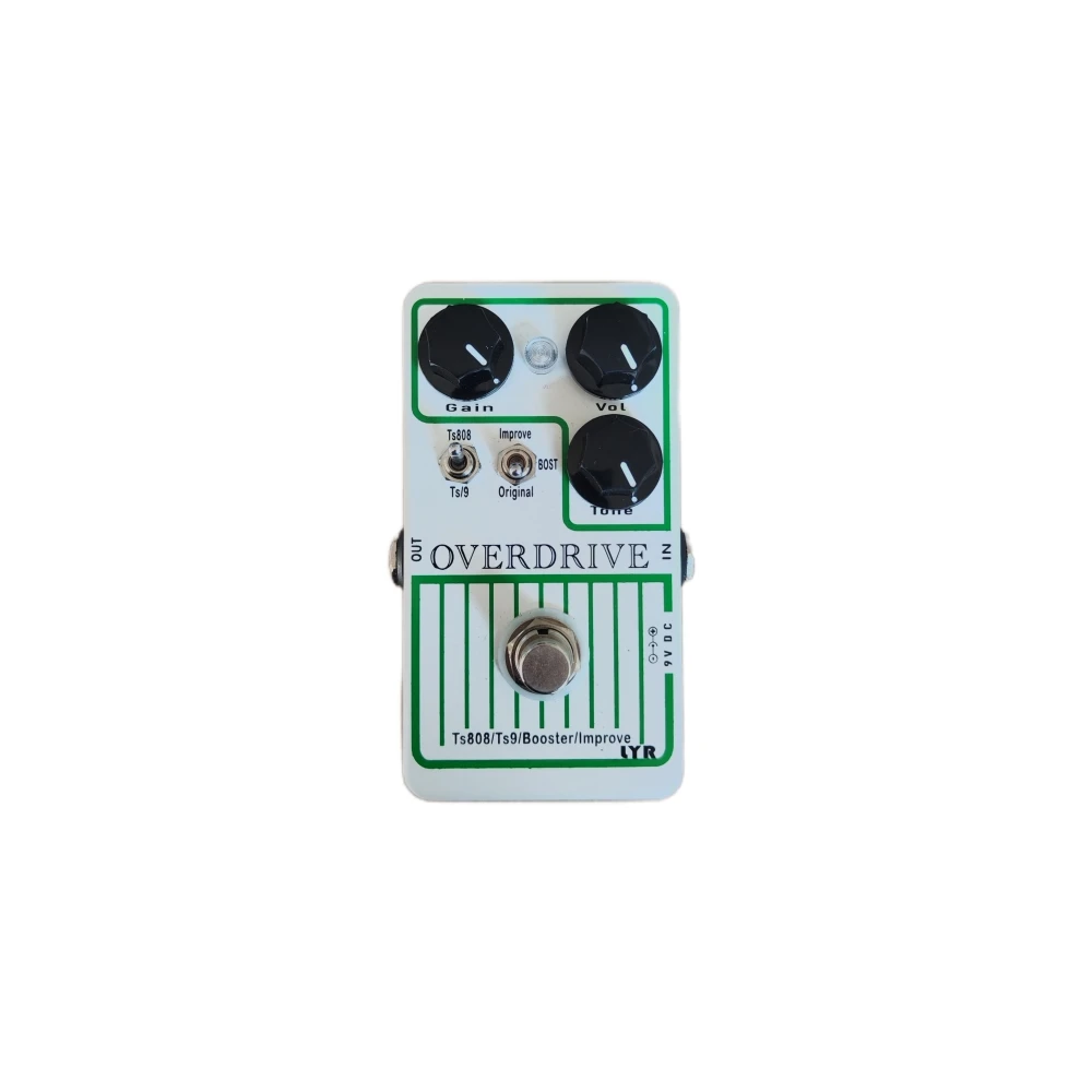 LYR PEDALS  ly rock , TS808 / TS-9 2-in-1 Guitar Single Block Effector Guitar Pedals