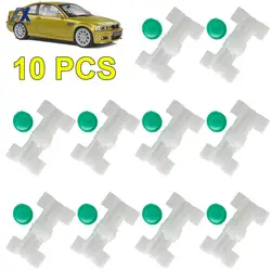10PCS Car Side Door Interior Moulding Strips Trim Clips with Grommet For BMW 3 Series E46 OE# 51138231130 Car Accessories
