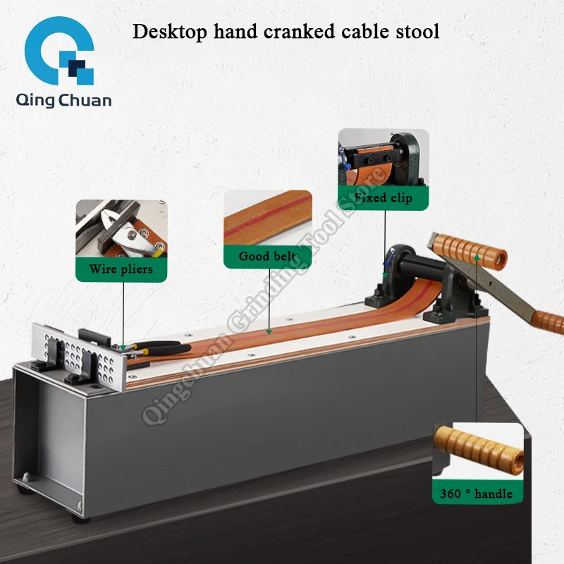 Gold Silver Wire Drawing Stool Desktop Hand Cranked Wire Drawing Machine Jewelry Processing Wire Drawing Board