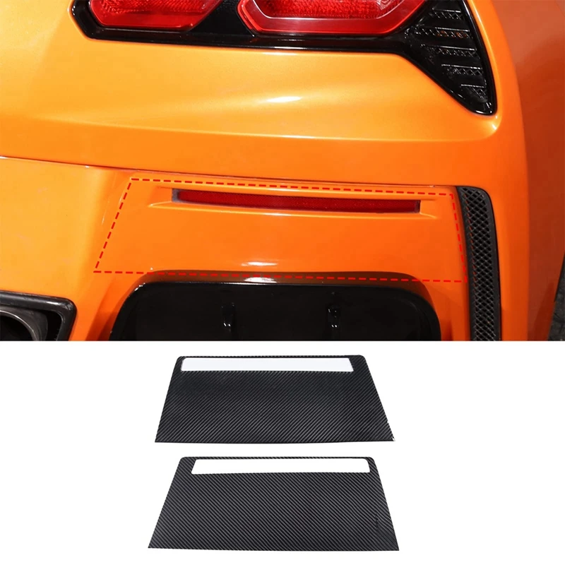 

Fog Lihgt Cover Car Rear Fog Lihgt Lamp Cover Trim Decorative Sticker Accessories For Corvette C7 2014-2019