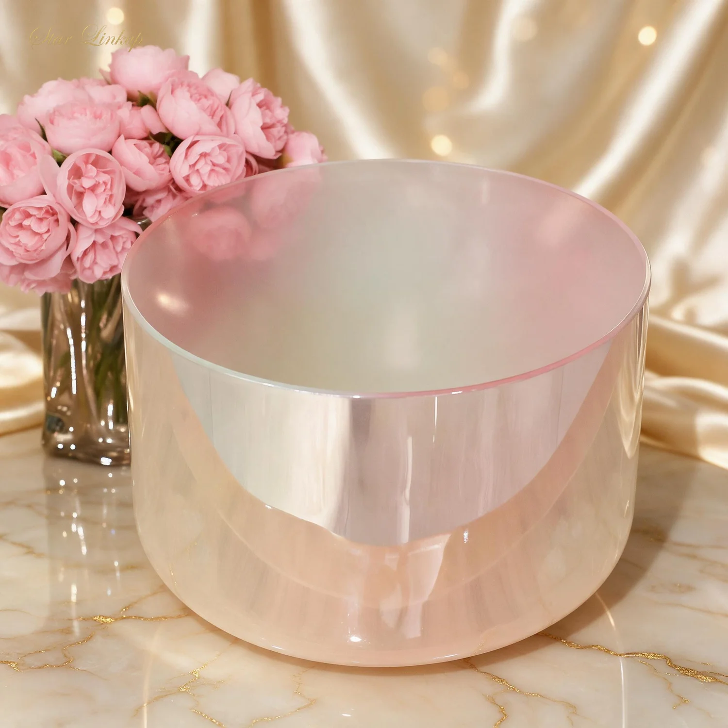 NEW2026Thickened High-quality Large-sized Gradient Aurora Alchemy Crystal Bowl crystal singing bowls singing bowl meditation