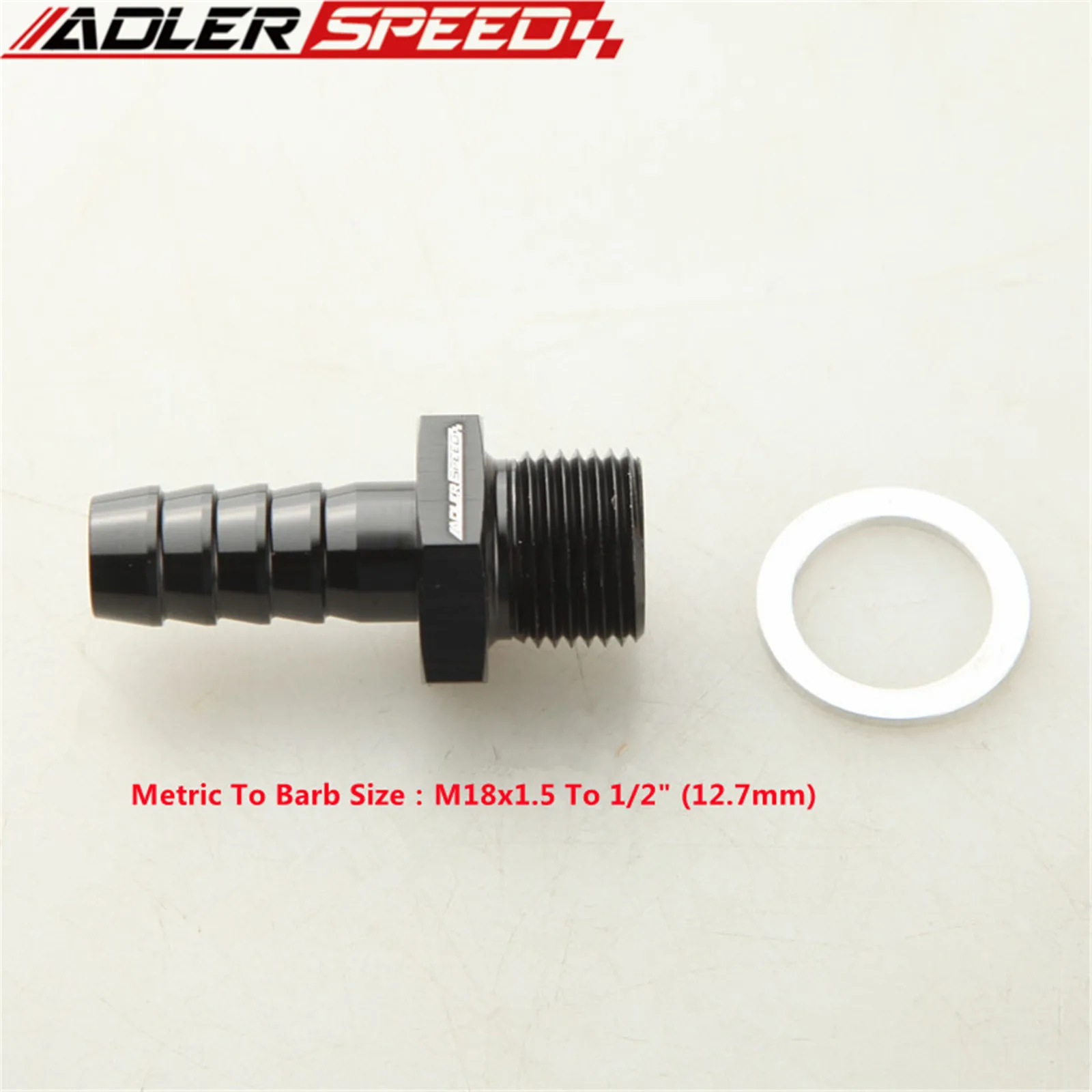 M10x1.0 M12x1.5 M14x1.5 M18x1.5 To Hose Barb Fitting Adapter Fuel Pump Inlet