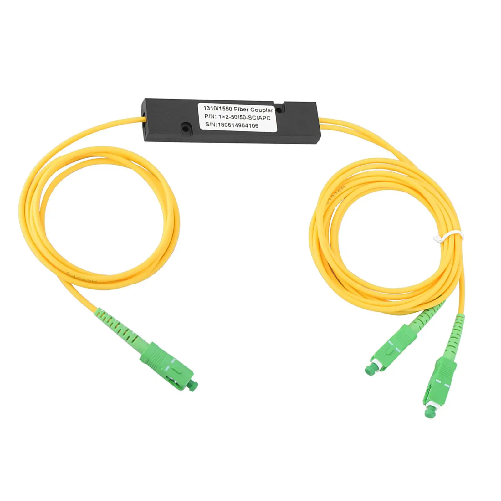 

SC APC 1X2 PLC одномодовый волоконно-оптический сплиттер для внутренней муфты компьютерного кабеля