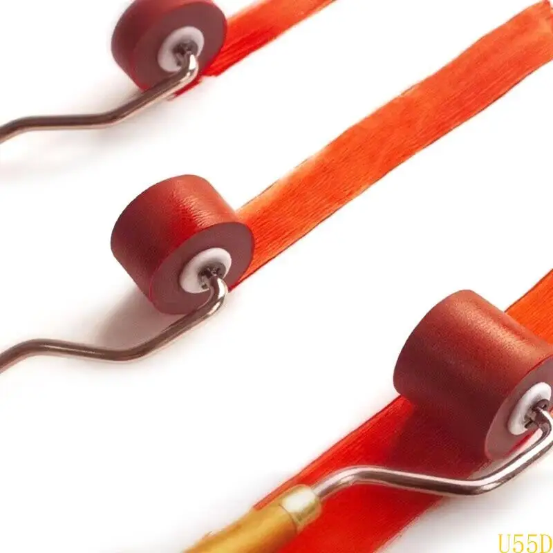 بكرات مطاطية ناعمة U55D لصناعة الطباعة ختم مقبض مقبض طباعة بكرات #2