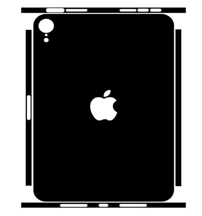 Voorgesneden 1 STKS Terug + Side Skin Vinyl Stickers Cover Film Voor 2025 Ipad Air 7 M3 13 "11" Mini 7 6 2021