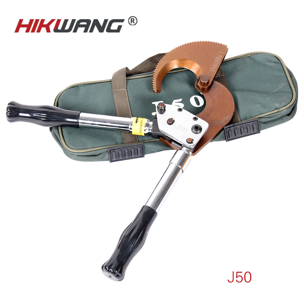J50 Hand Ratchet Cable Cutter 500mm2 Different Type Cable Cutting Tool