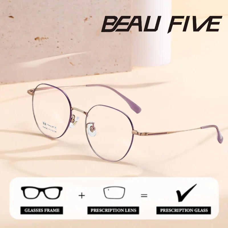 beau-five-women-ultra-light-pure-titanium-glasses-frame-custom-prescription-anti-blue-light-optical-eyewear