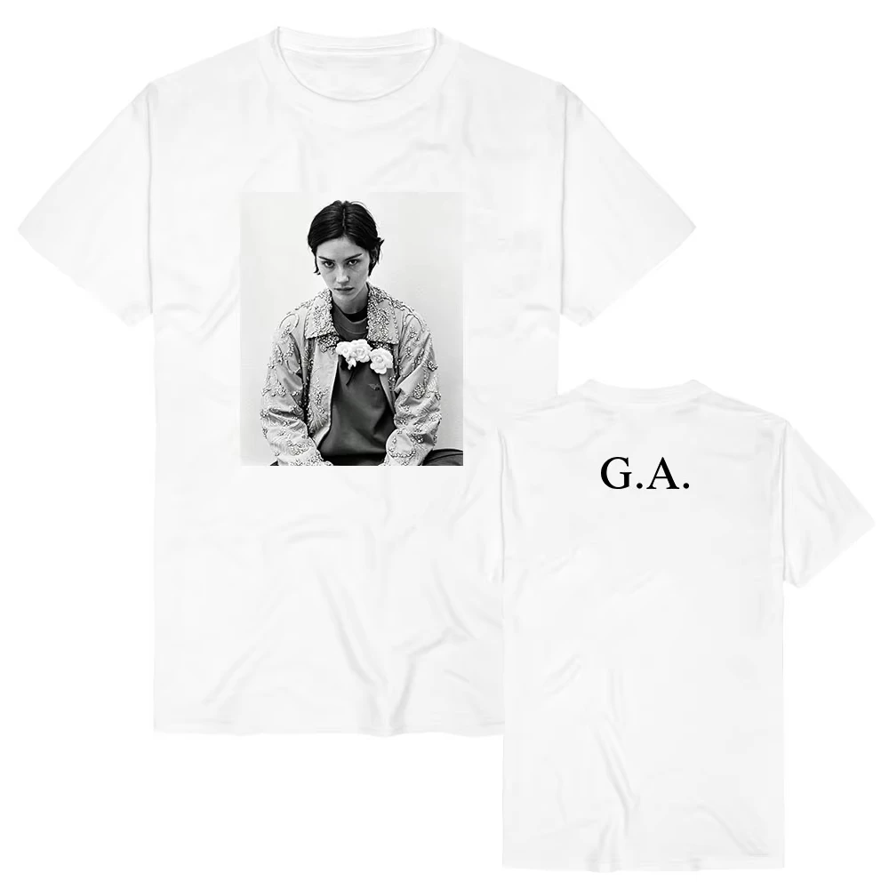 Daughter From Hell Album G.A. Photo Tee Gracie Abrams Female T-shirt Short Sleeve Cotton Loose Tshirts Graphic 2026 Merch Summer
