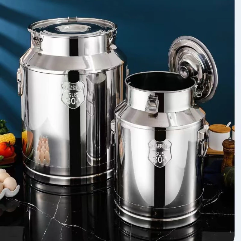 Stainless Steel Fermenters Wine Fermented Beer Fermenters Milk Barrel Sealing High Quality Oil Barrel Tea Canister Storage Pot