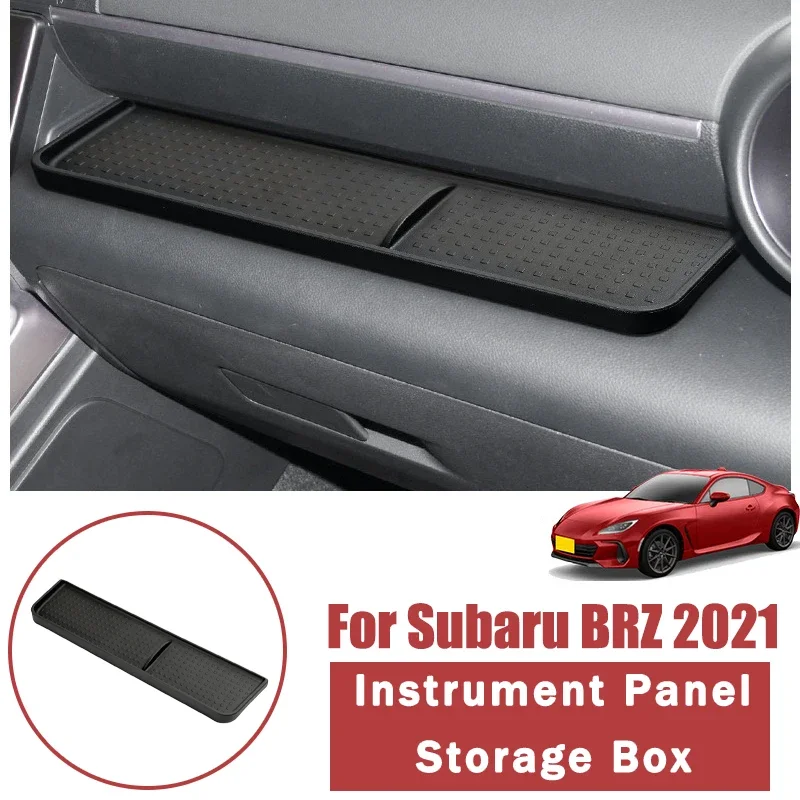 

For Subaru BRZ 2021 Copilot Dashboard Tray Storage Box Stowing Tidying Organizer Box Car Interior Accessories Supplies