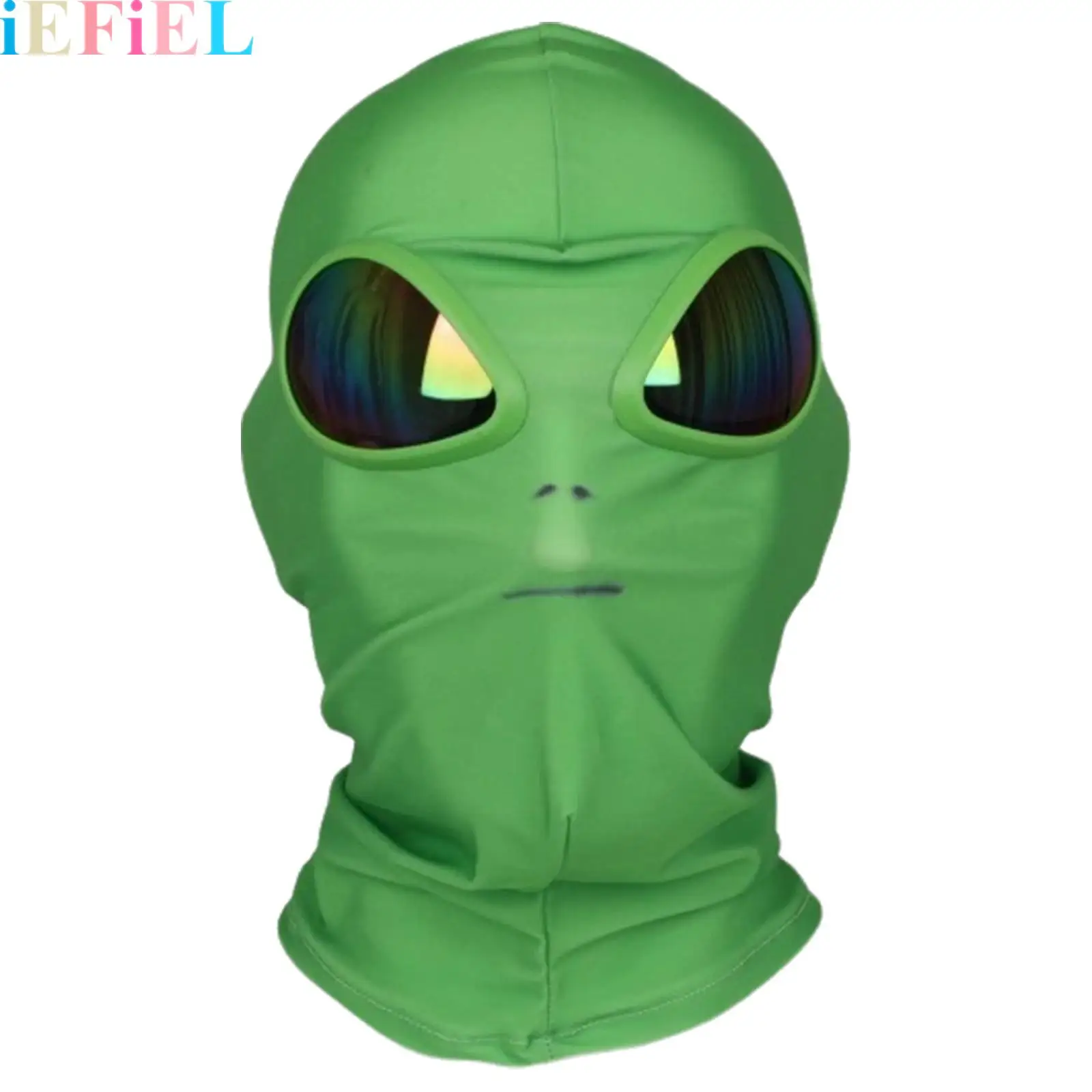 Máscara Alienígena con Lentes Graduadas Integradas, Pasamontañas de Cabeza Completa para Adultos, Accesorios de Disfraz de Halloween