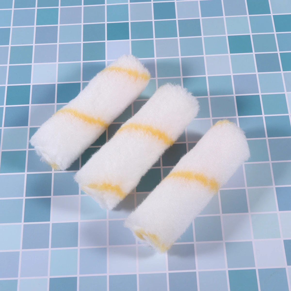 

30Pcs 4 Inch Paint Mini Roller Sleeve Refill Craft Paint Rollers Decorators Brush Smooth Tools for Home (without Shank)