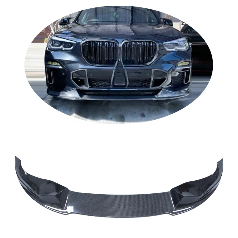 

Carbon Fiber X5 G05 Front Bumper Lip for X5 G05 M Sport Sport Utility 4-Door 2019-2020