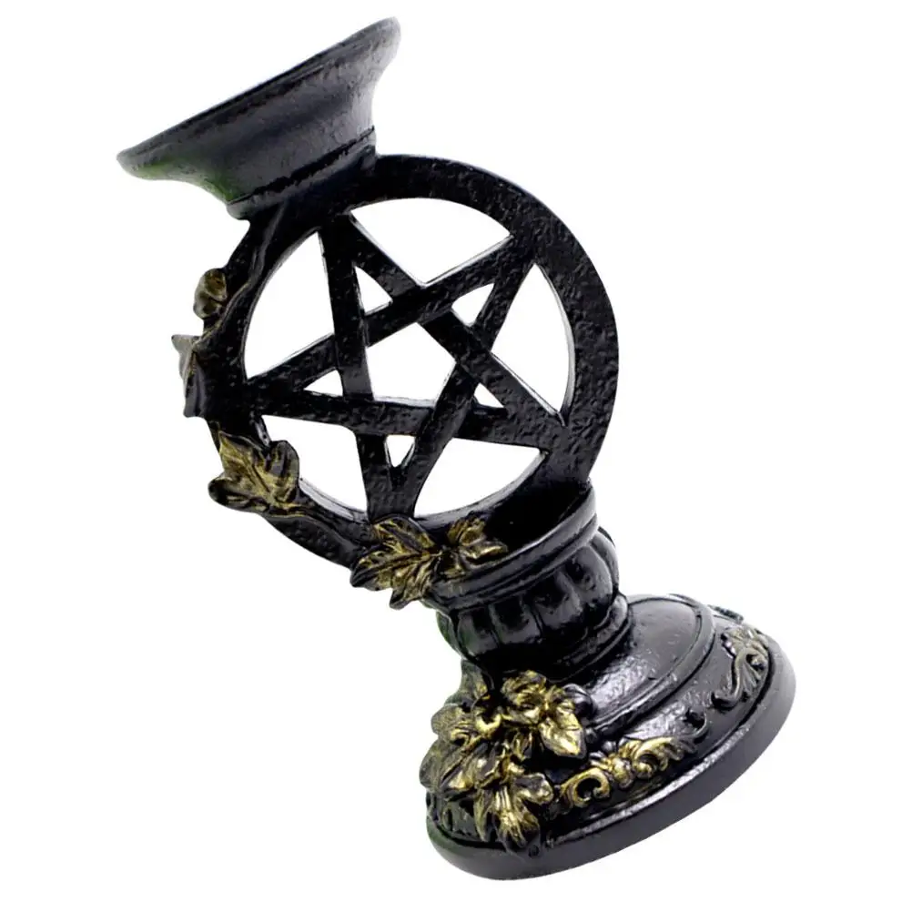 

Pentagram Ornament Crystal Ball Base Retro Photo Prop Vintage Ritual Jade Stand High-Quality Practical Party Decoration