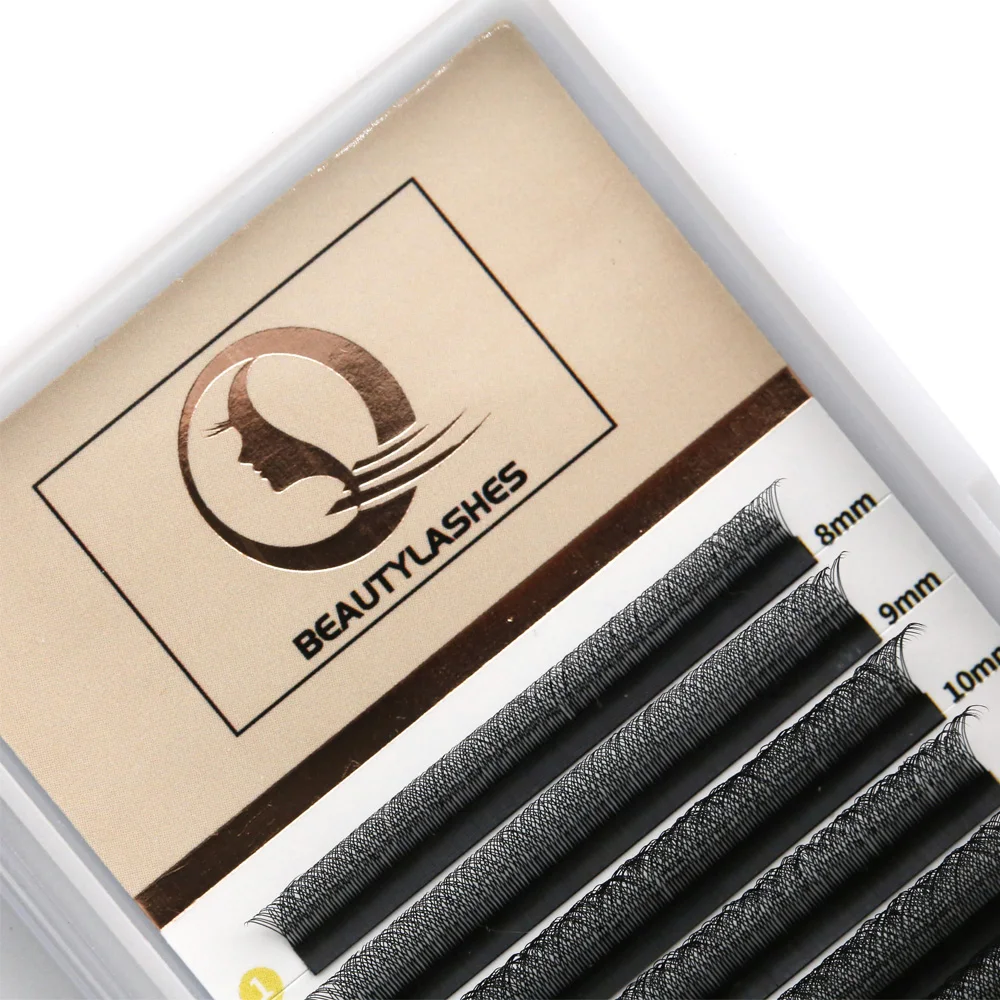 Qbeautyelashes Cílios LU/C/D Curl 5D YY على شكل رموش ملحقات حجم مسبق الصنع مروحة لينة الطبيعية YY الرموش الفردية #6