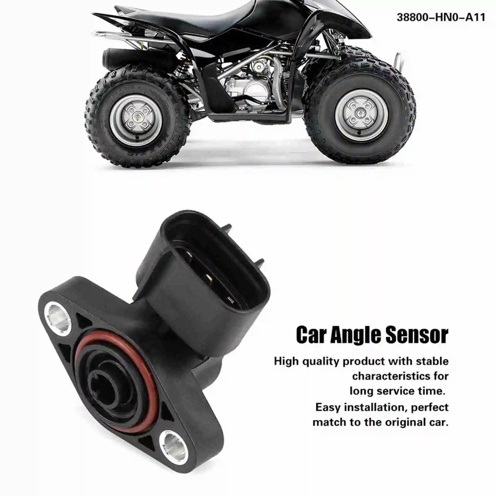 

Qiilu Shift Angle Sensor 38800-HN0-A11 for Foreman 450 ES 4x4 1998-2001, 1 * Car Angle Sensor