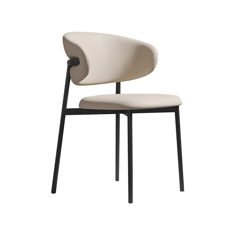 

Dining chair backrest chair, home modern minimalist restaurant dining table and chairs, high-end medium and ancient sty