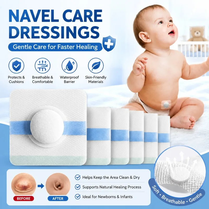 10 20 30 50PCS Baby Umbilical Care Patches Waterproof Breathable Navel Pads Soft Cotton Belly Button Stickers for Newborn Infant