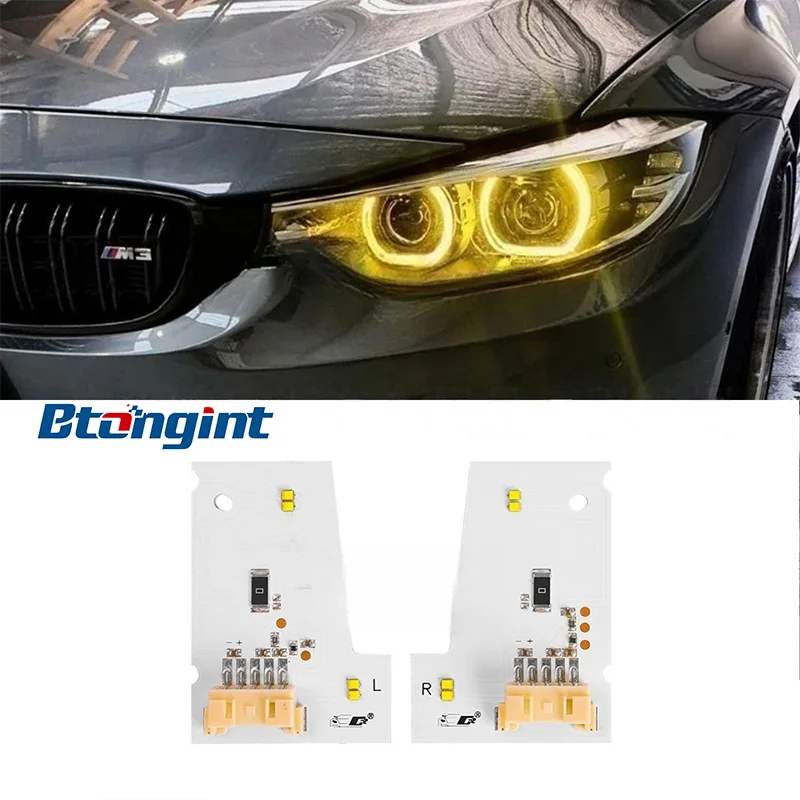 Suitable for Bulk Wholesale of BMW 4 Series F32 F36 F80 17-20 LED Golden Eye RGB Daytime Running Lights and BMW Headlights