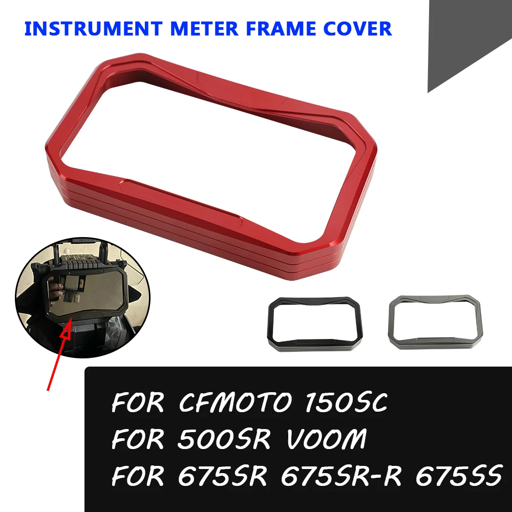 Motorcycle Accessories Meter Frame Cover Screen Instrument Guard Protector For CFMOTO 150SC 500SR Voom 675SR 675SR-R 675SS SC150