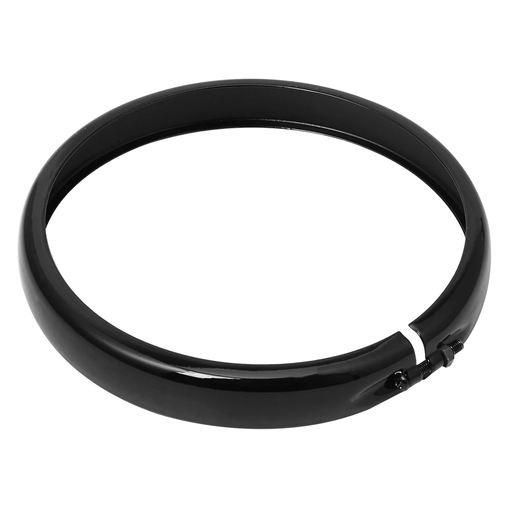 Motorcycle Black 5.75\'\' Headlight Headlamp Trim Ring For Harley Sportster Iron XL 883 1200 Dyna Softail Street Bob