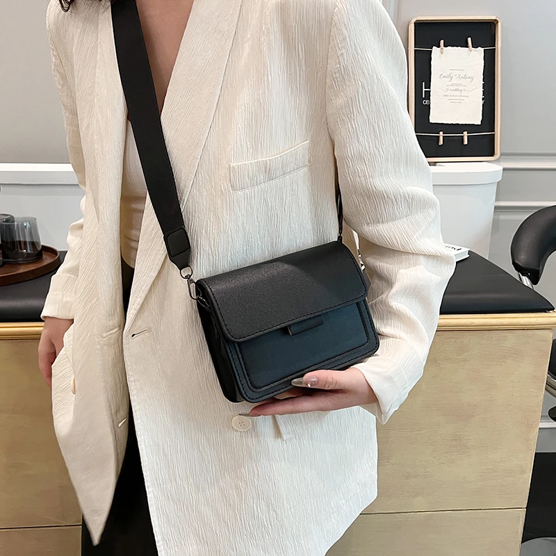 

Классическая дизайнерская сумка через плечо из искусственной кожи для женщин, дорожная сумка с ручкой, модная сумка через плечо, женская маленькая сумка с клапаном