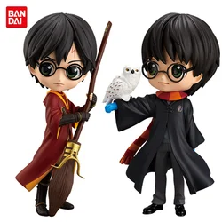 Anime Harry Potter Figure 15cm Hermione Ron Malfort Qposket Version Pvc Model Car Decoration Children Dolls Christmas Toys Gifts