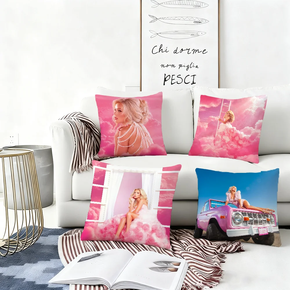 M-megan Music M-moroney cushion cover Bedroom Sofa Decorative home Car portable Cushion Cover With Zipper Soft pillowcase