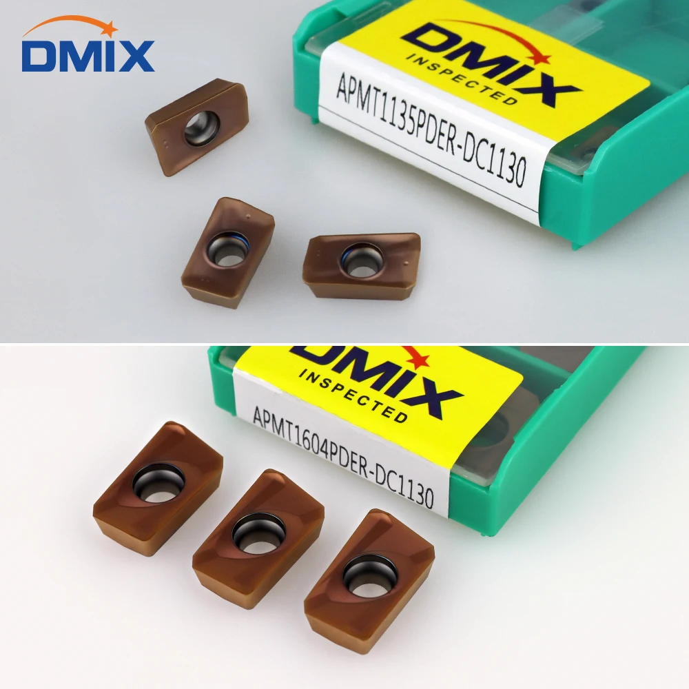 DMIX BAP300R BAP400R Corn Milling Cutter Rod Side Roughing Cutting Spiral Groove Machining Center Tool for APMT1135/1604 Insert
