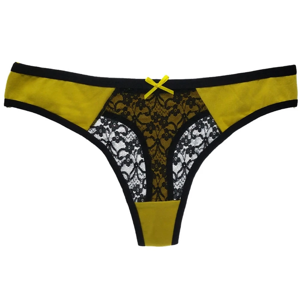 Teen Girls Panties Summer Fashion Lace G-String For Girls Ultra-Thin Breathable Briefs With Bow Low Waist Girls Underwear 7-16Y