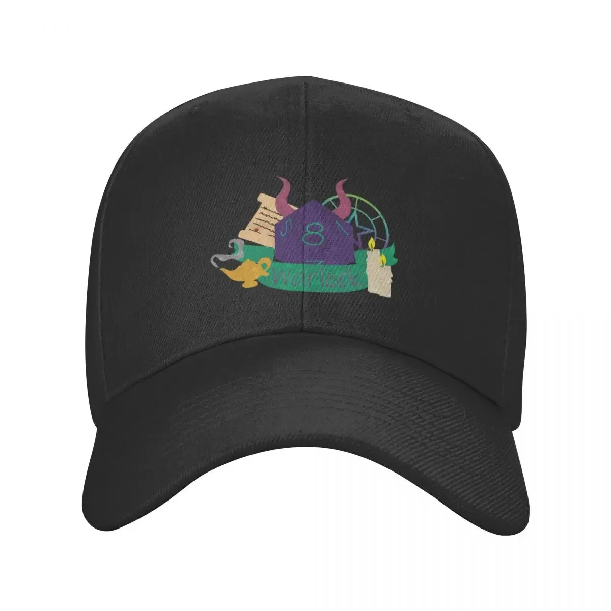 Dnd class - Warlock Baseball Cap Golf Hat Man Hat Man For The Sun Kids Hat For Girls Men's