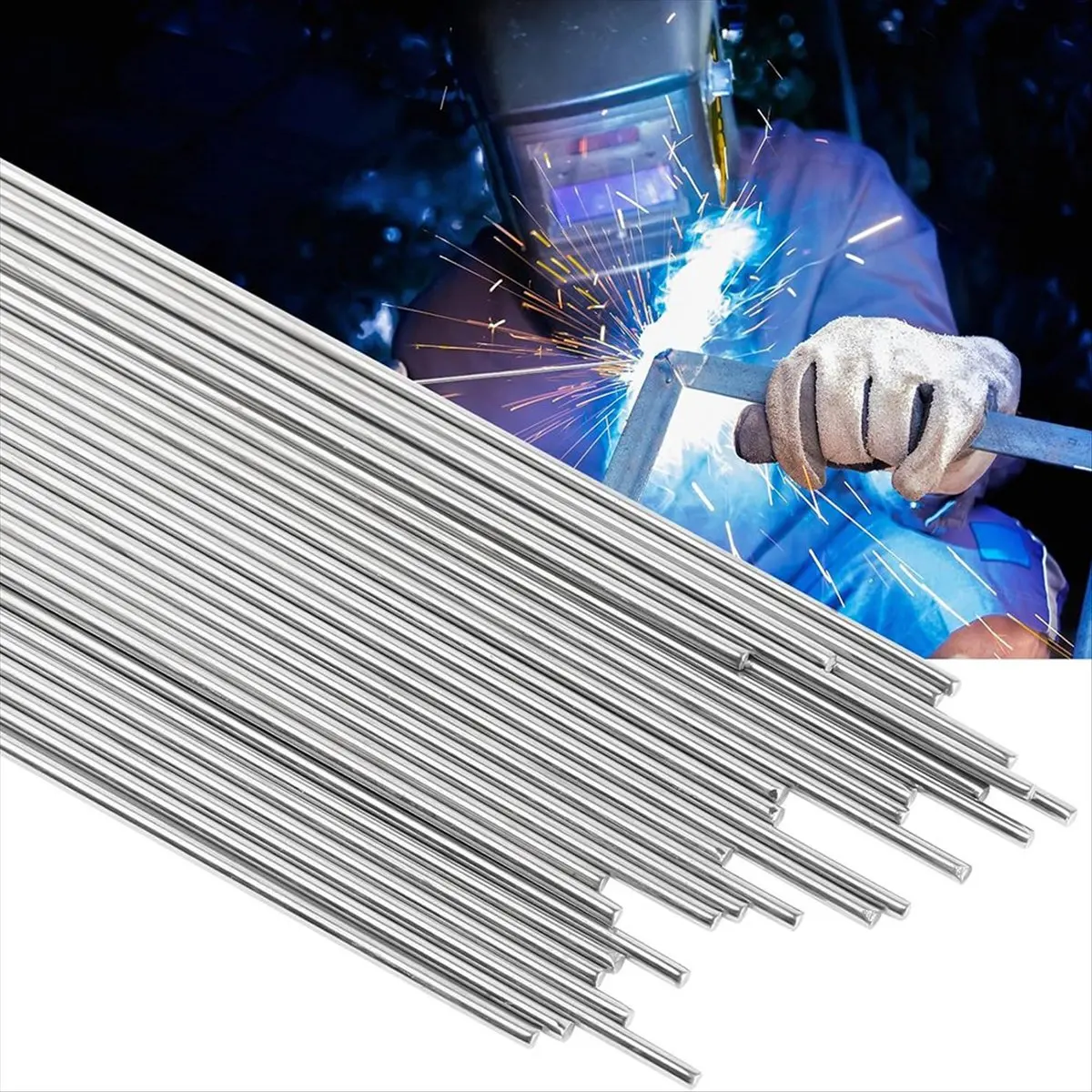 

Сварочный стержень Tig из нержавеющей стали ER308L, 1/16 "X 16" наполнительный стержень Tig, стержни с низкой устойчивостью к брызгам, 60 шт.