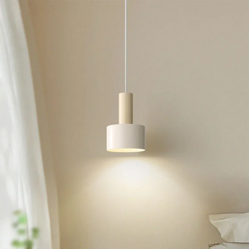 Cream wind bedside chandelier bedroom hanging wire lamp modern simplicity 2023 new online celebrity French chandelier high sense