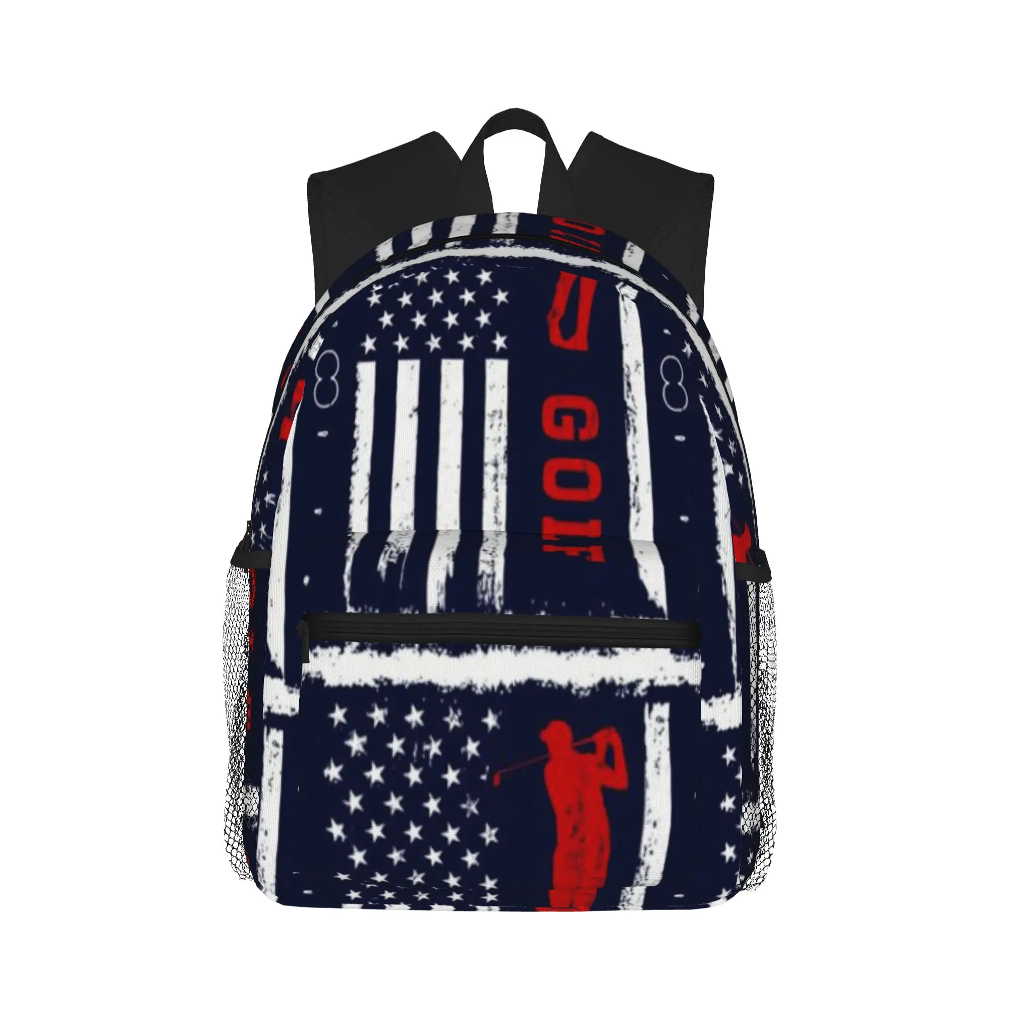 

Golf USA Flag Casual Backpack for Students and Adults Man backpack