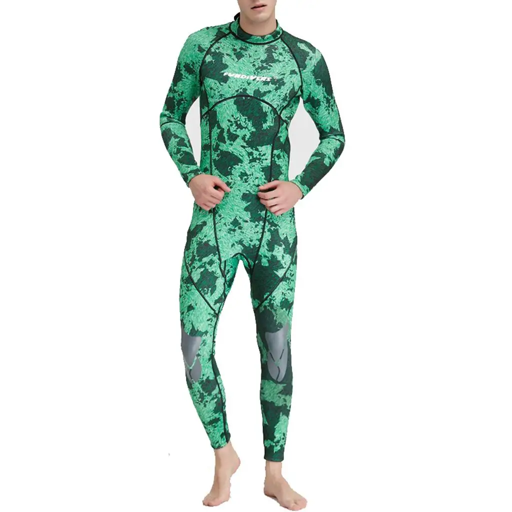 Men's 3 Zip Full Wetsuit, Long S Keep Warm Scuba Diving Suit Snorkeling Swimming Jumpsuit - Select Sizes