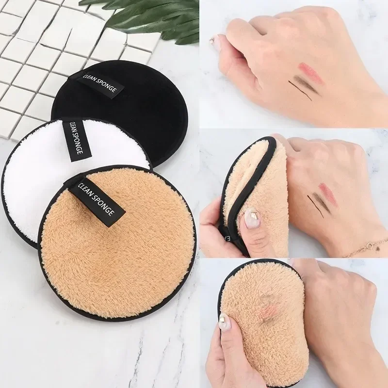 1 Stück Make-up Entferner Pads Kosmetik wieder verwendbare Gesichts tuch Make-up Tücher Tuch wasch bare Watte pads Hautpflege Reinigung Puff Tool